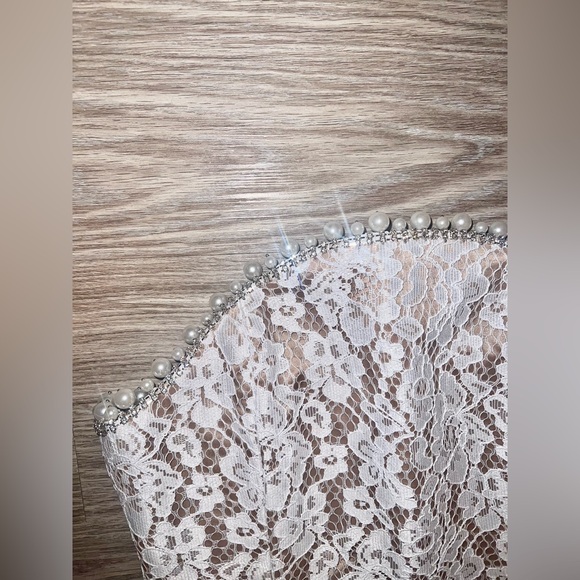 Rebecca Tembo- Ari Bridal Mini Dress size 8 US - Picture 2 of 12